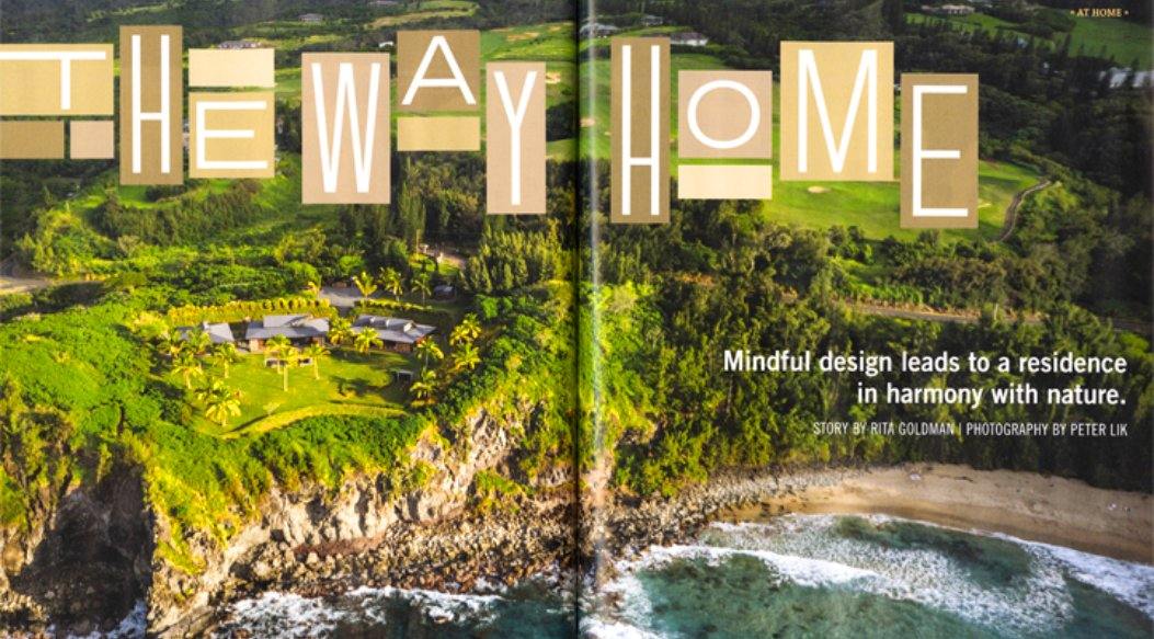 Peter’s Lik’s Maui Cliff House Gets Prominent Mention