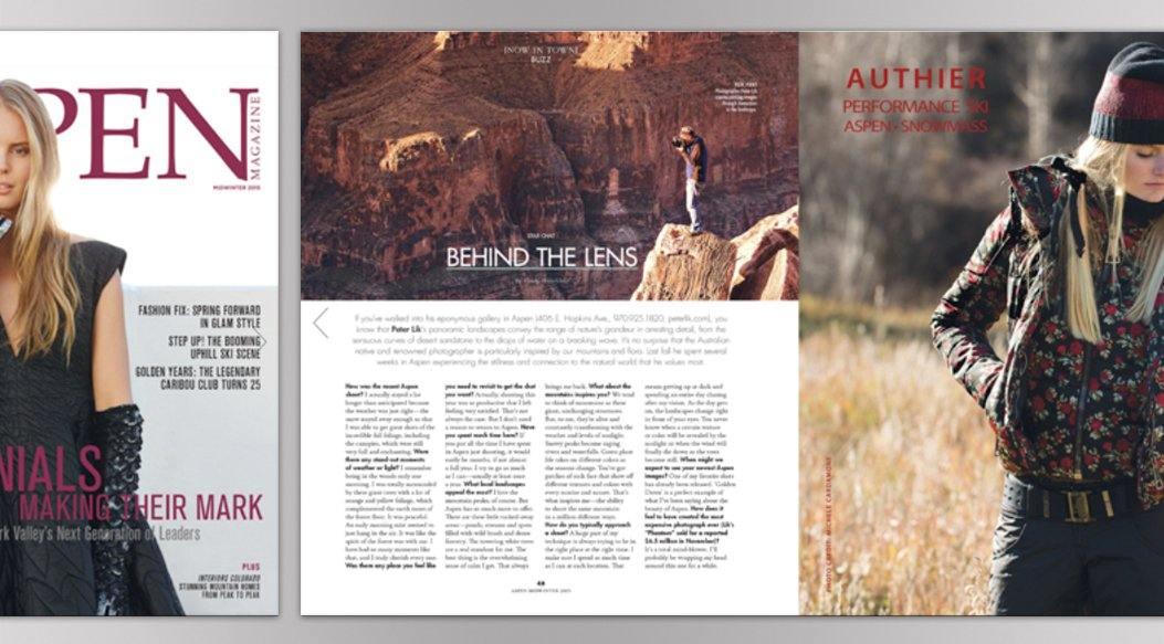 Peter Lik Featured in Prominent Publication