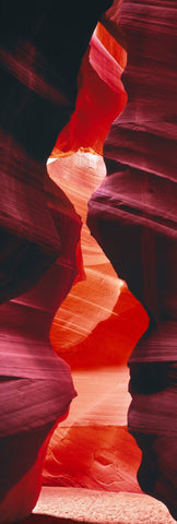 Walkway inside the red sandstone slot canyons of Antelope Canyon Arizona