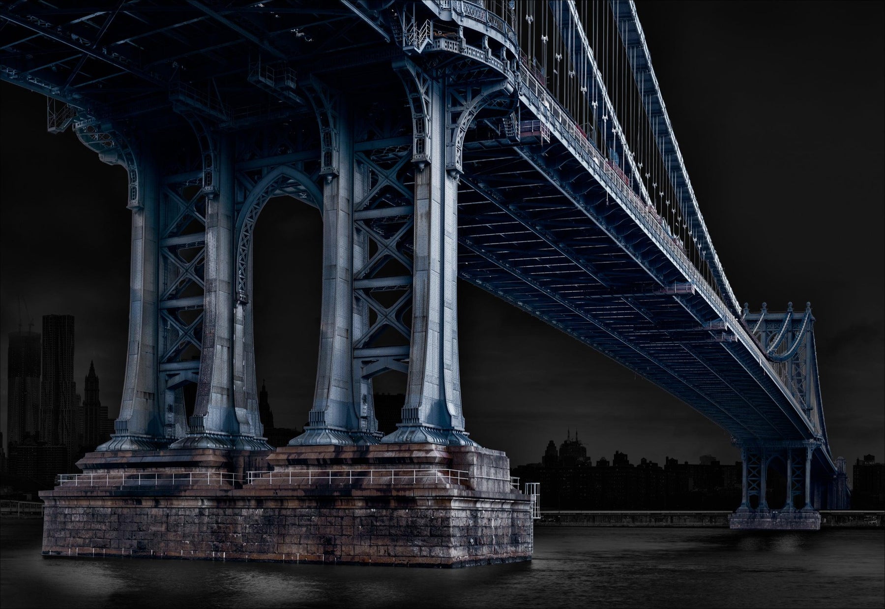 East River Crossing  Fine Art Photograph by Peter Lik