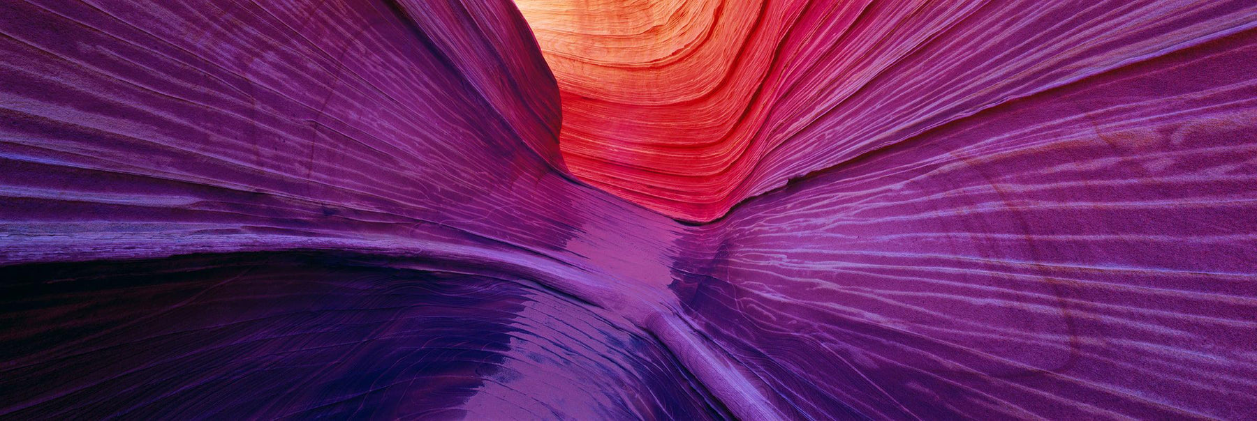 Purple red and pink sandstone walls of Vermillion Cliffs National Monument Arizona